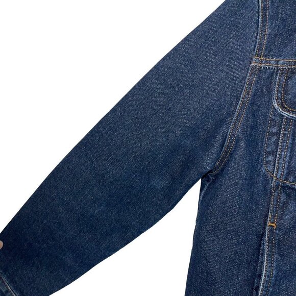 Natural North Montreal Vintage Womens Jacket Size S Blue Denim Quilted Lining - Picture 7 of 10